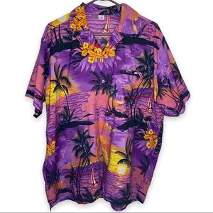 Purple Hawaiian Shirt - VHO